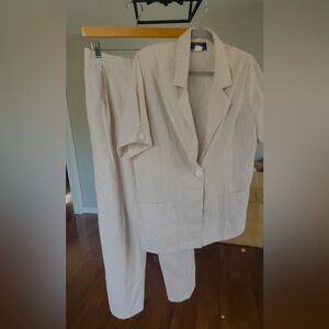 Cute Striped Set BFA Classic Pants Paired With Willow Ridge Button Up Shirt